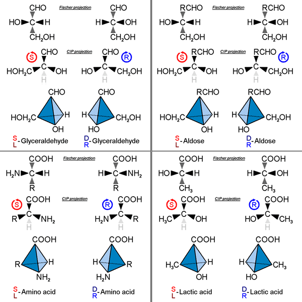 Unterschied zwischen absoluter und relativer Konfiguration in der Stereochemie