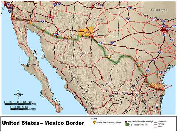 Perbedaan antara dinding Cina dan dinding Meksiko