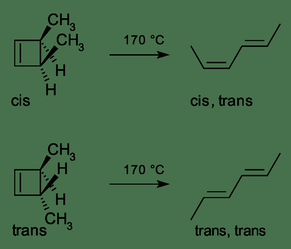 Différence entre l'électrocyclique et la réaction de cycloaddition