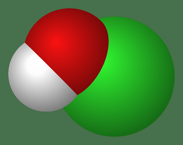 Différence entre l'acide hypochlouleux et l'acide chlorhydrique