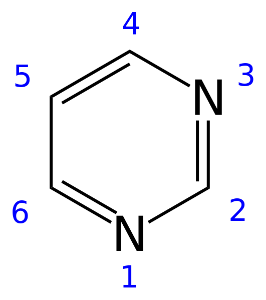 Différence entre pyridine et pyrimidine