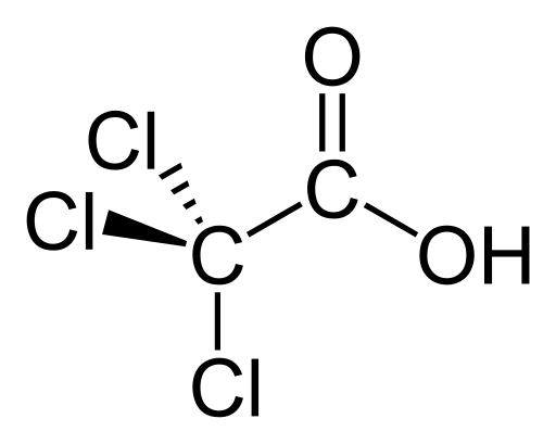 Différence entre l'acide trichloroacétique et l'acide trifluoroacétique