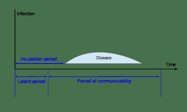 Diferencia entre el período de la ventana y el período de incubación