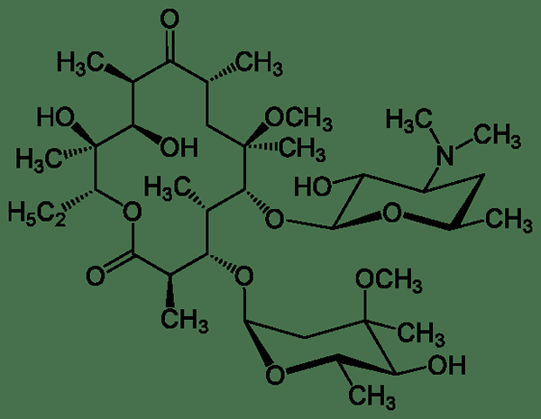 ¿Cuál es la diferencia entre la claritromicina y la eritromicina?