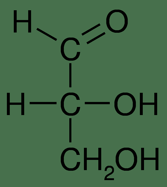 Was ist der Unterschied zwischen Glyceraldehyd und Glyceration