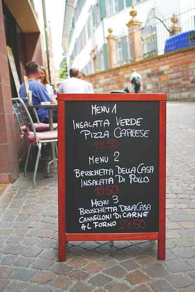 Unterschied zwischen a la carte und Tabelle d 'Hôte