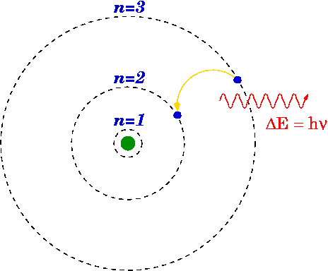 Différence entre Bohr et le modèle quantique