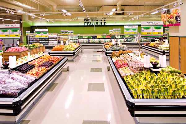 Diferencia entre la tienda departamental y el supermercado