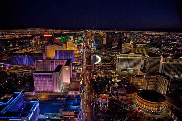 Unterschied zwischen Las Vegas Strip und Innenstadt