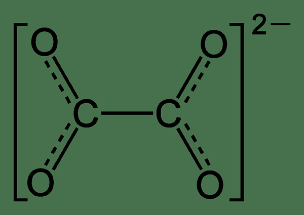 Différence entre l'oxalate et l'acide oxalique
