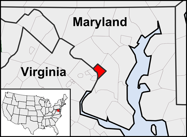 Perbezaan antara Washington DC dan Maryland