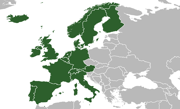 Diferencia entre Europa occidental y oriental