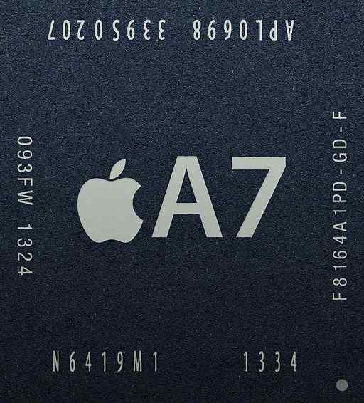 Différence entre les processeurs Apple A7 et A8