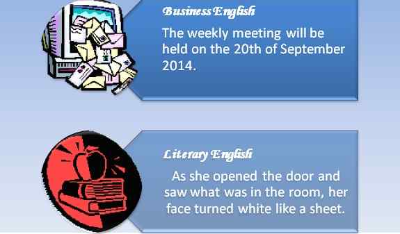 Diferencia entre inglés de negocios e inglés literario