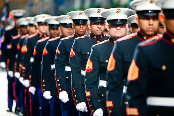 Perbezaan antara marin dan tentera