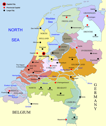 Diferencia entre los Países Bajos y Holanda